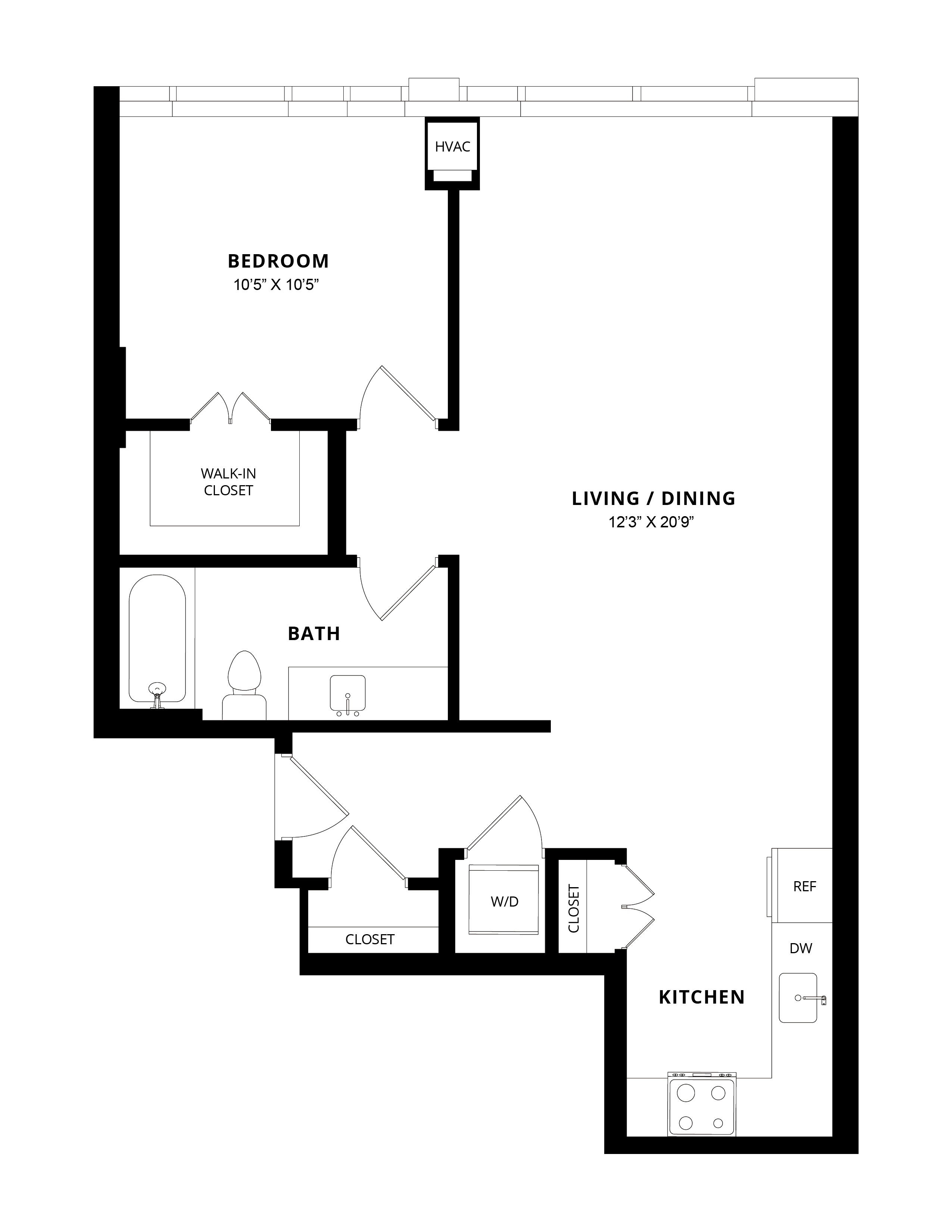 Floor Plan Image of Apartment Apt 2513